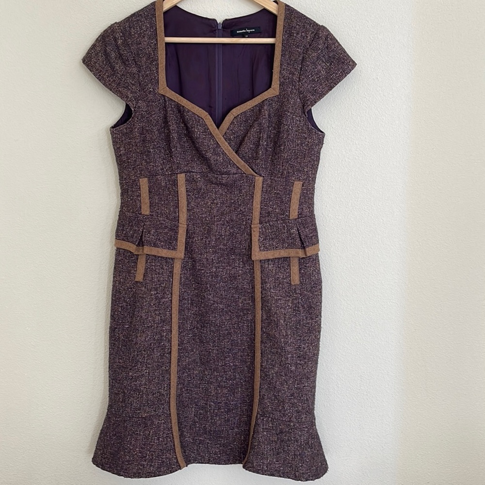 Nanette Lepore Tweed Dress Size 10